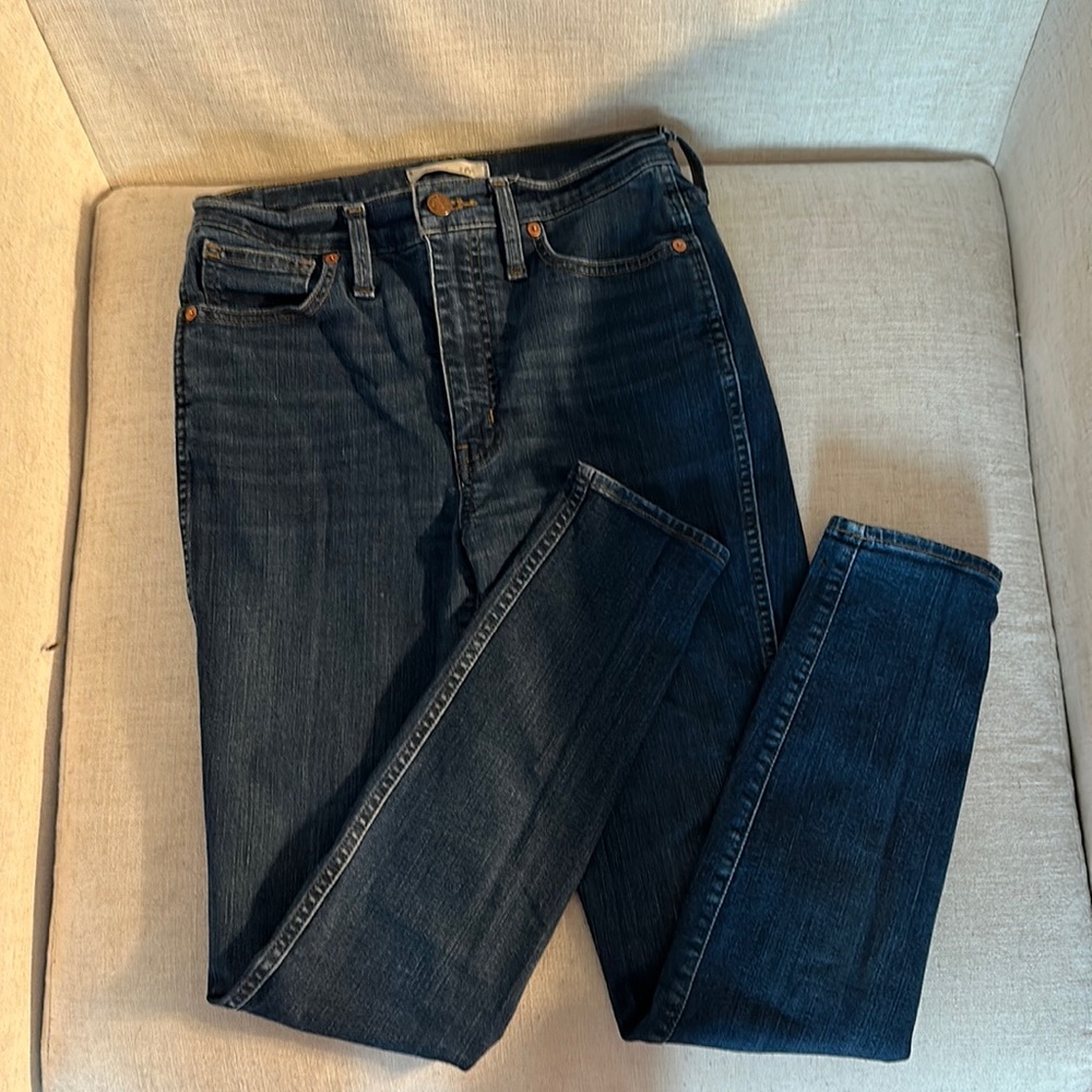 10” high rise skinny- great condition
